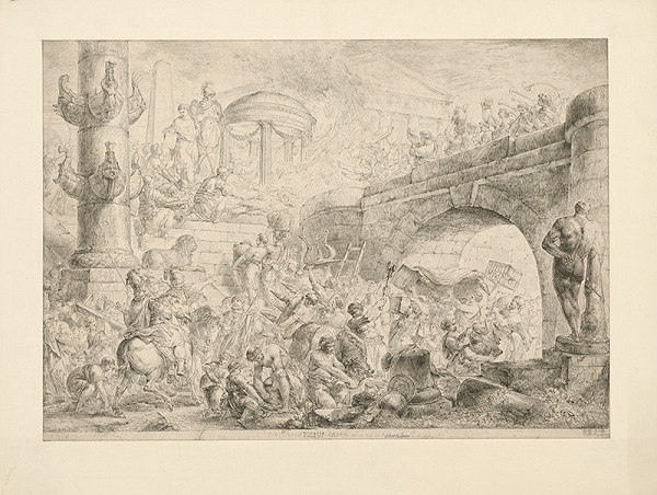 Bernhard Rode – Pohreb Julia Caesara 