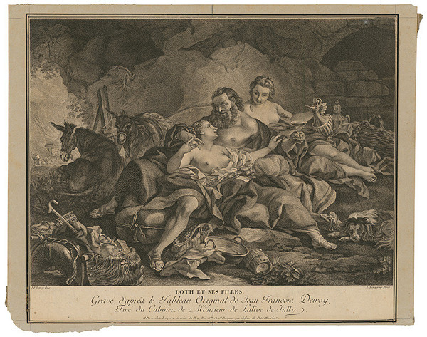 Louis Simon Lempereur, Francois Claudius Compte-Calix – Loth a jeho dcéry 