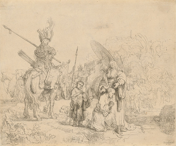 Rembrandt van Rijn – Krst eunucha (Sk 8, 26-39) 