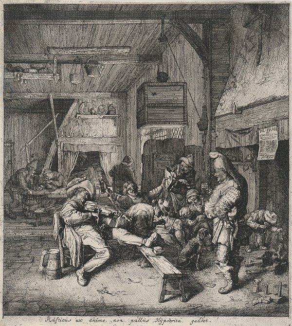 Cornelis Dusart – Krčma 