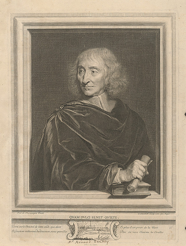 Gerard Edelinck, Philippe de Champaigne – Podobizeň Mr.Arnaud Dandily 