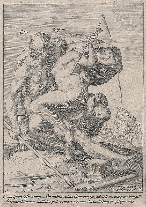 Hendrick Goltzius – Práca a usilovnosť