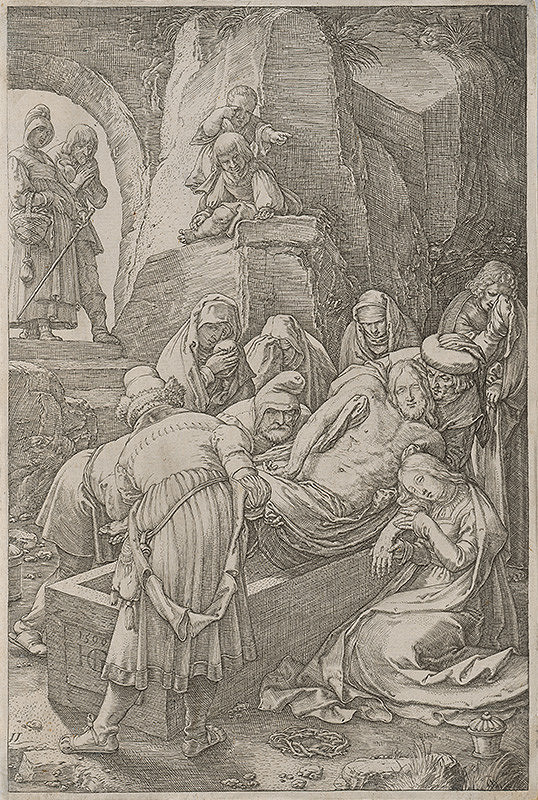 Hendrick Goltzius – Ukladanie do hrobu (11) 