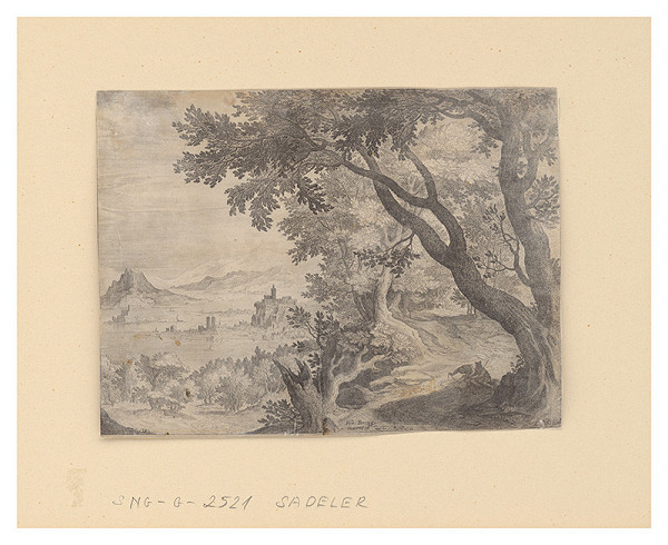 Aegidius Sadeler II., Johann Breugel – Krajina s riekou 