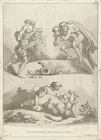 Jean-Honoré Fragonard, Jean Claude Richard de Saint-Non – Štúdie podľa malieb Benedetta di Castiglione v paláci De Smitz v Benátkach 