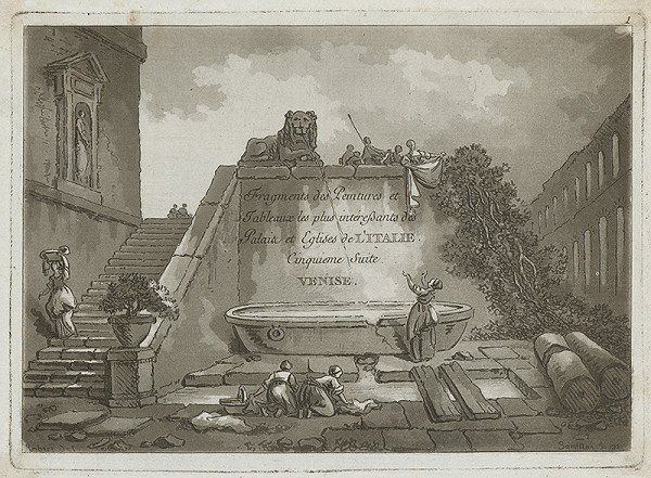 Hubert Robert, Jean Claude Richard de Saint-Non – Benátky