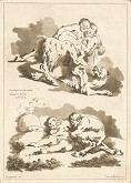 Jean-Honoré Fragonard, Jean Claude Richard de Saint-Non – Štúdia podľa malieb Benedetta di Castiglione v kabinete De Smitz v Benátkach 