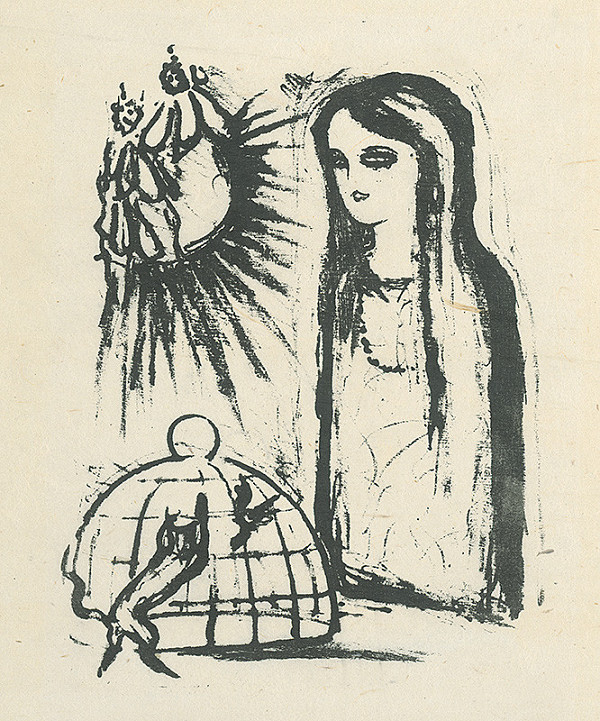 Mikuláš Galanda – Žena a klietka 