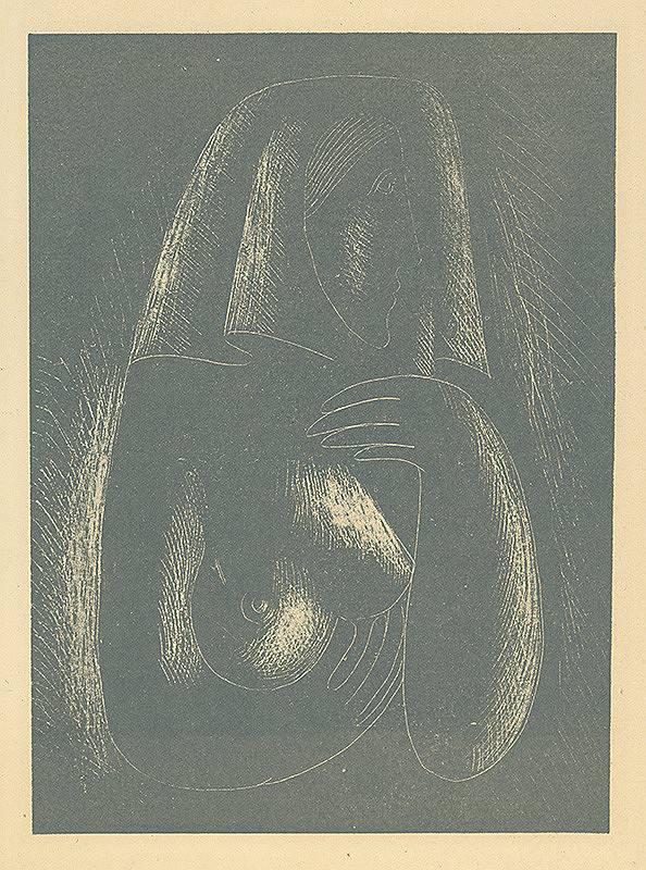 Mikuláš Galanda – Žena v šatke 