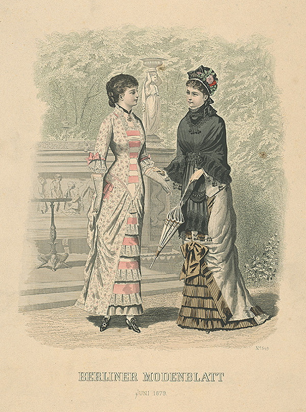 Nemecký autor z konca 19. storočia – Berliner Modenblatt 