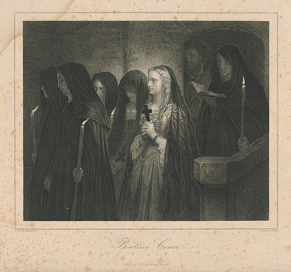 Georg Pommer, Paul Delaroche – Beatrice Cenci 