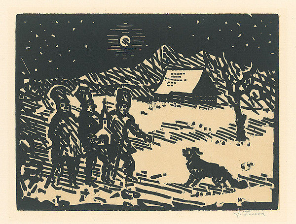 Ľudovít Fulla – Traja králi 