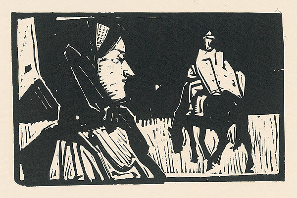 Vincent Hložník – Žena a jazdec 