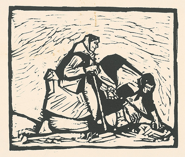 Vincent Hložník – Vyberanie zemiakov 