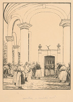 Karel Vik – Kostol v Zemianskom podhradí 5. - čierna fáza 