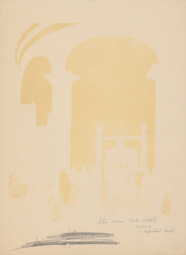 Karel Vik – Kostol v Zemianskom Podhradí 9. - žltá fáza 