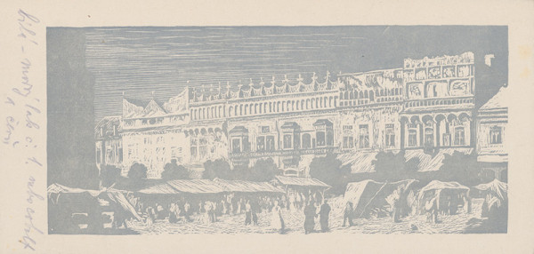 Karel Vik – Námestie v Prešove 4. - tmavosivá fáza 