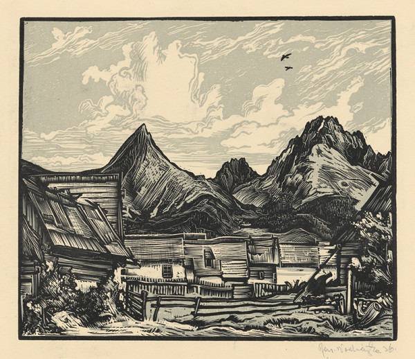 Jaroslav Vodrážka – Pohľad na Končistú zo Štólu 