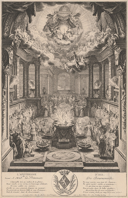 Sebastien Le Clerc st. – Uctievanie bohyne Isis 