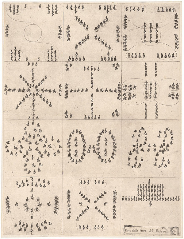 Stefano della Bella – Figúry konského baletu 