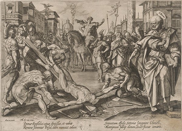 Hendrick Goltzius, Maarten de Vos st. – Svätý Peter