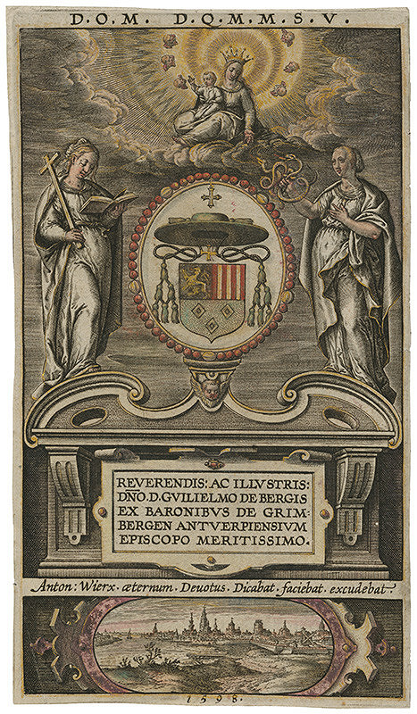 Anton Wierix II – Apoteóza Márie 