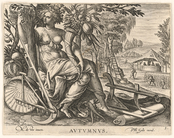 Neznámy rytec, Maarten de Vos st. – Jeseň (3)