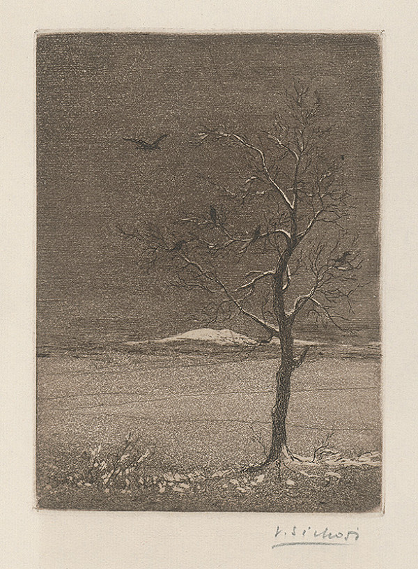 Václav Sivko – Krajina v zime 