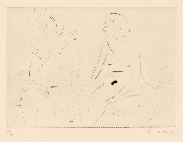 Eugen Nevan – Priateľky so zrkadielkom 