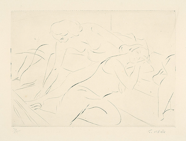 Eugen Nevan – Oddychujúce tanečnice 