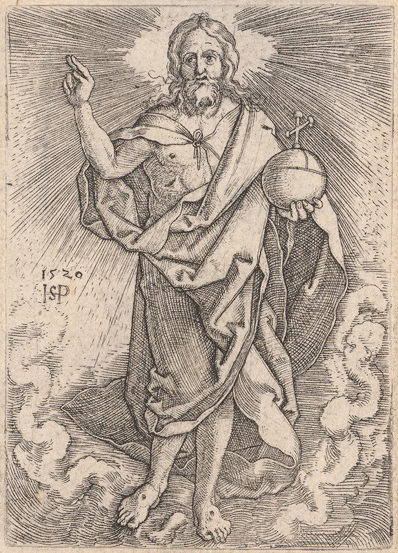 Hans Sebald Beham – Žehnajúci Kristus 