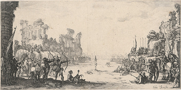 Jacques Callot – Martýrium sv. Sebastiána