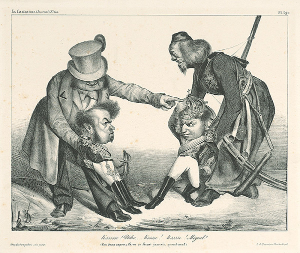 Honoré Daumier – Pedro a Miguel 