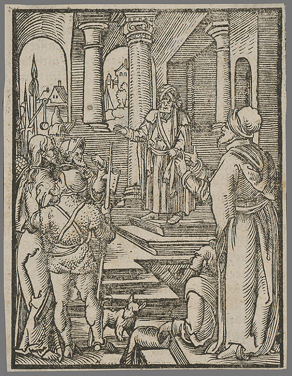 Carlo Salis – Krista privádzajú k Pilátovi 