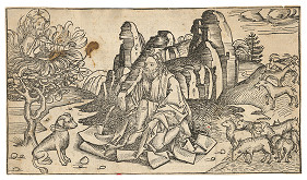 Michael Wolgemut, Wilhelm Pleydenwurf – Boh sa zjavuje Mojžišovi na ohnivom kri 