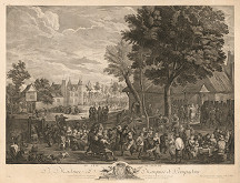 Jacques Philippe Le Bas, David Teniers ml. – Flámska slávnosť (I) 