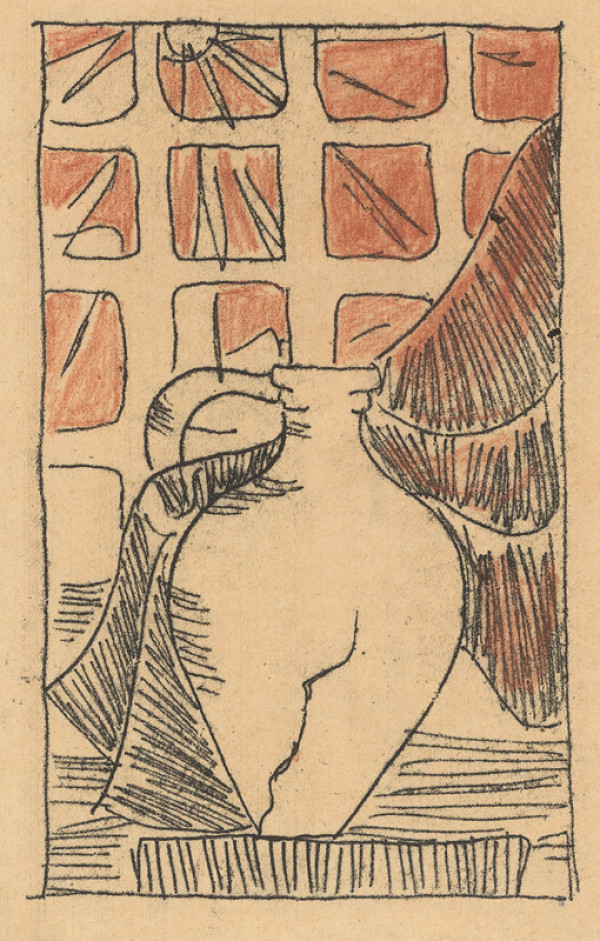 Eugen Nevan – Zátišie s puknutým džbánom 