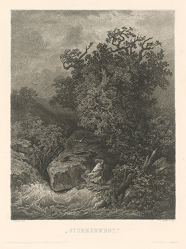 Julius Edvard Mařák – Búrka 