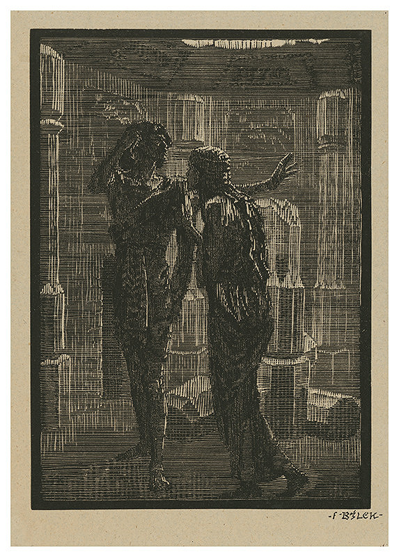 František Bílek – Symbolický výjav 