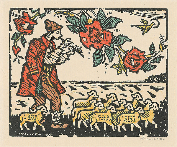 Ľudovít Fulla – Pastierik z Pohronia 