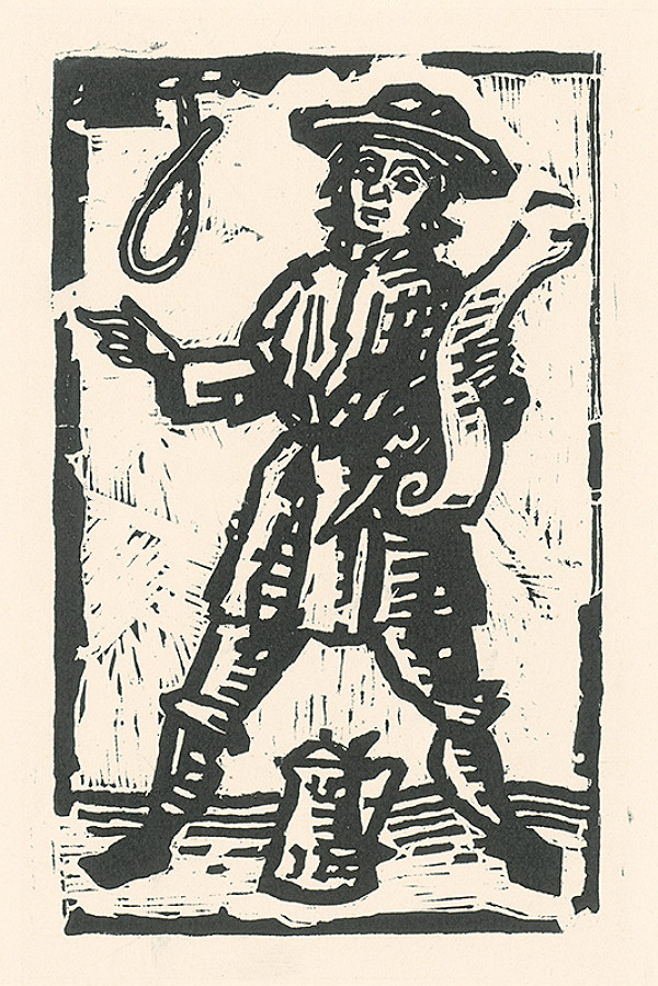 Ľudovít Fulla – Chudák Villon I. 