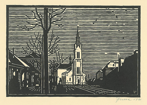 Ľudovít Fulla – Blumentálsky kostol v Bratislave 