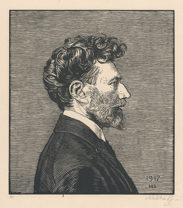 Max Švabinský – Autoportrét