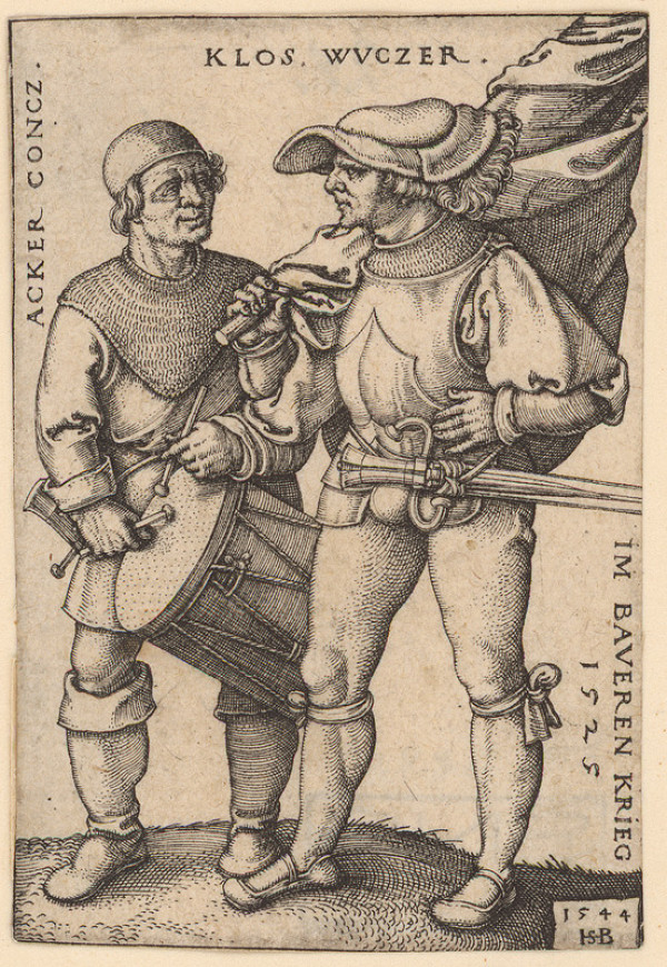 Hans Sebald Beham – Dvaja sedliaci zo sedliackej vojny