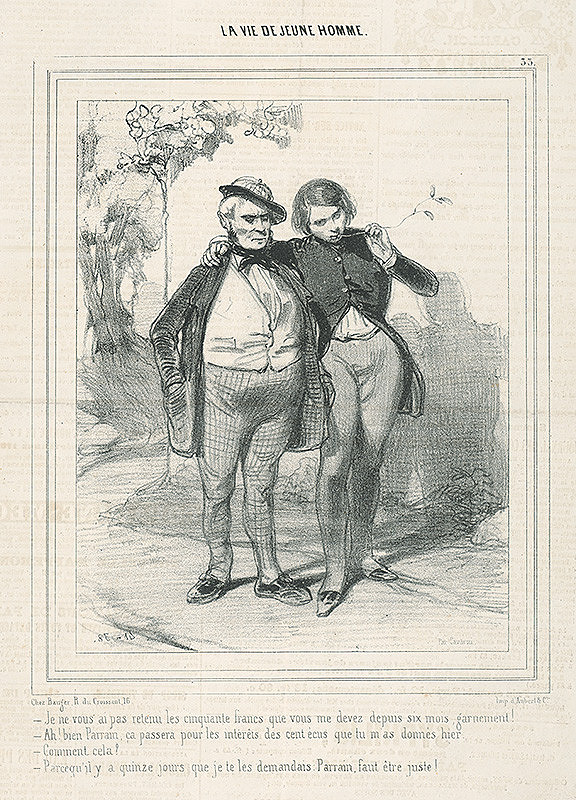 Paul Gavarni – Počet úrokový