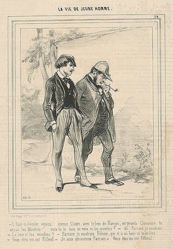 Paul Gavarni – Ani mlyn, ani les 