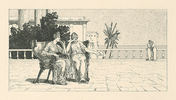 Max Klinger – Psyché u sestry