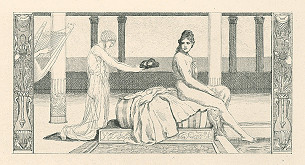 Max Klinger – Psyché pri kúpaní 