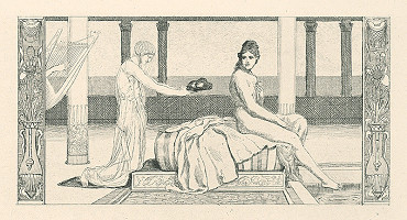 Max Klinger – Psyché pri kúpaní 