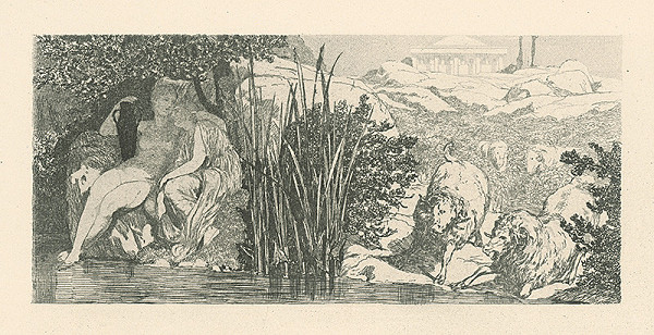 Max Klinger – Psyché a Arundo